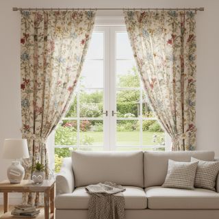 Dekorativno blago Linenlook premium Flower Dreamy Field digital print