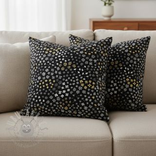 Dekorativno blago jacquard Flower Mix Sprinkle metallic deluxe
