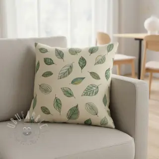 Dekorativno blago Handpainted Leaf Art digital print
