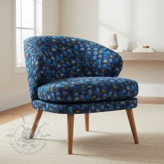 Dekorativno blago Scale Peacock Feather digital print