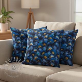 Dekorativno blago Scale Peacock Feather digital print