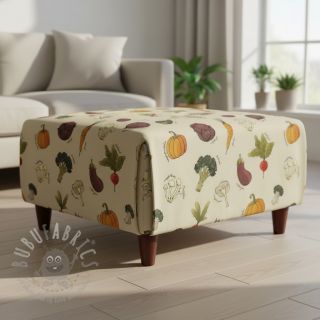 Dekorativno blago Veggie Harvest Garden digital print