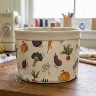 Dekorativno blago Veggie Harvest Garden digital print