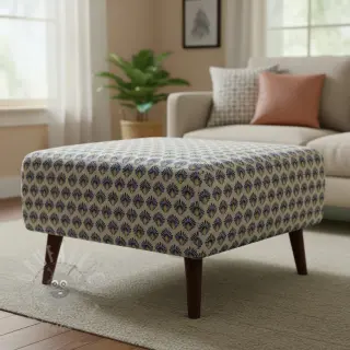 Dekorativno blago Linenlook Graphic Peacock