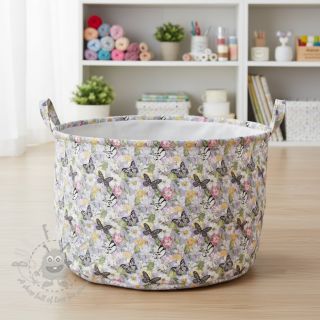 Dekorativno blago Genoveva butterfly lila digital print