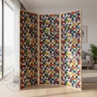 Dekorativno blago GOBELIN PREMIUM Graphic retro shapes