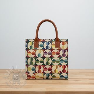 Dekorativno blago GOBELIN Graphic square circle