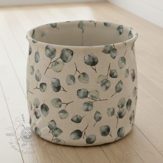 Dekorativno blago Linenlook Eucalyptus watercolour branch