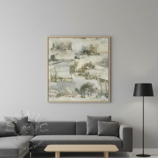 Dekorativno blago Winter landscape digital print