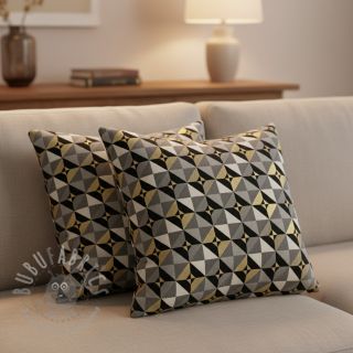 Dekorativno blago jacquard Diamond cube luxury