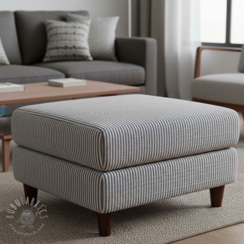 Dekorativno blago DOBBY Colored stripe navy blue