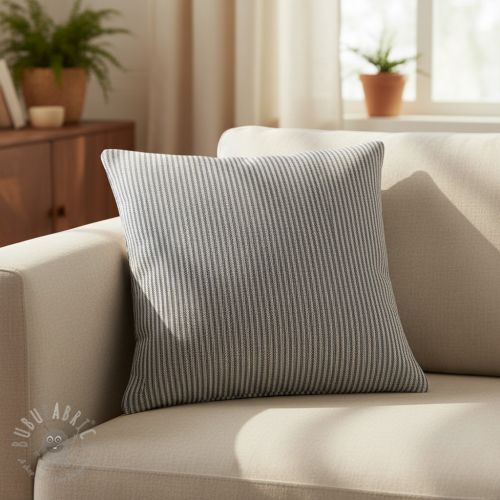 Dekorativno blago DOBBY Colored stripe navy blue