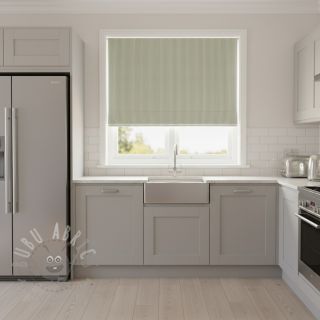 Dekorativno blago DOBBY Colored stripe soft green