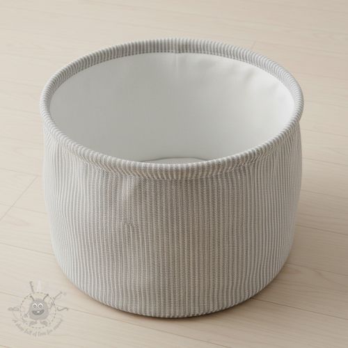 Dekorativno blago DOBBY Colored stripe grey