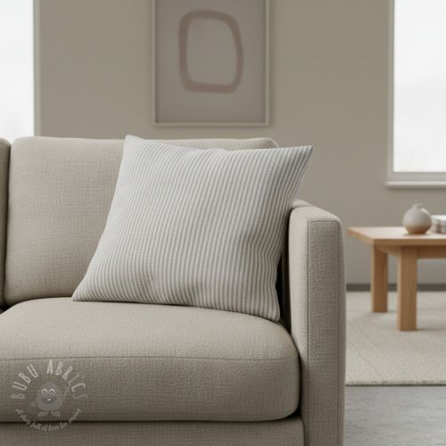 Dekorativno blago DOBBY Colored stripe grey