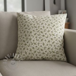 Dekorativno blago Linenlook premium Black Olive