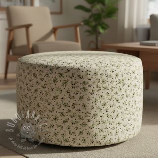 Dekorativno blago Linenlook premium Black Olive