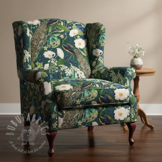 Dekorativno blago premium Peacock butterfly chique digital print