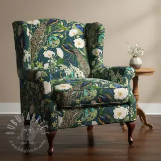 Dekorativno blago premium Peacock butterfly chique digital print