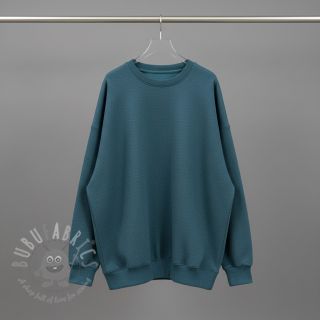 Kosmatena prevešanka MELANGE dark petrol