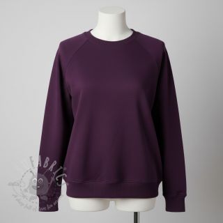 Kosmatena prevešanka MELANGE bordeaux
