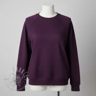 Kosmatena prevešanka MELANGE bordeaux