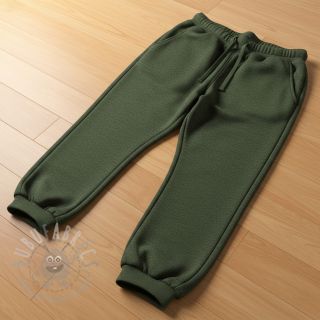 Kosmatena prevešanka MELANGE bottle green