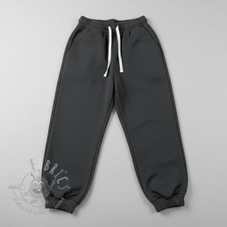 Kosmatena prevešanka MELANGE dark grey