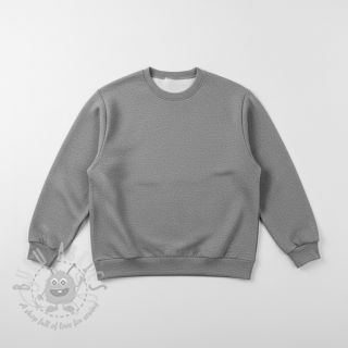 Kosmatena prevešanka MELANGE middle grey