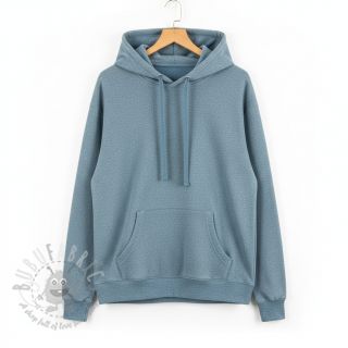 Kosmatena prevešanka MELANGE old blue