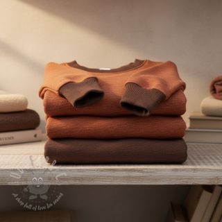 Kosmatena prevešanka MELANGE brick