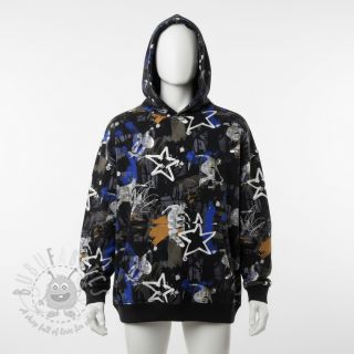 Prevešanka Graffiti black digital print