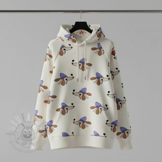 Prevešanka Dogs and hearts off white