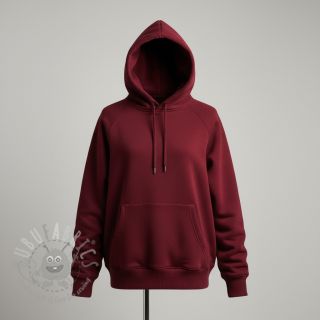 Kosmatena prevešanka JOGGING dark red