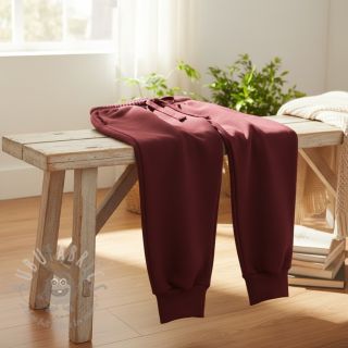 Kosmatena prevešanka JOGGING dark red