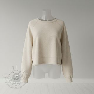 Kosmatena prevešanka JOGGING beige melange