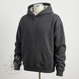 Kosmatena prevešanka JOGGING anthracite melange