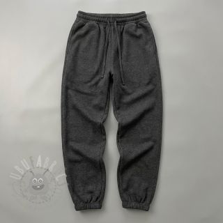 Kosmatena prevešanka JOGGING anthracite melange