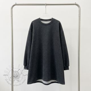 Kosmatena prevešanka JOGGING anthracite melange