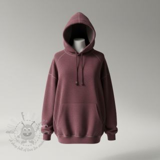 Kosmatena prevešanka JOGGING aubergine melange