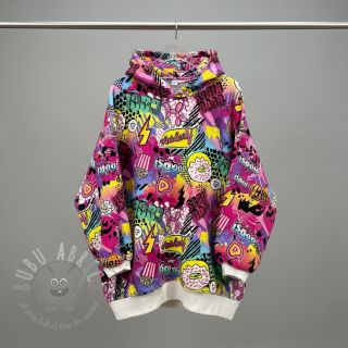 Prevešanka Manga fuchsia digital print