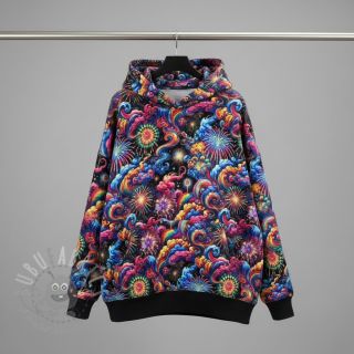 Prevešanka Fire works design E digital print