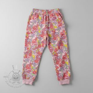 Prevešanka Abstract flowers pink digital print