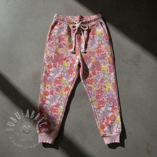 Prevešanka Abstract flowers pink digital print