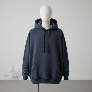 Kosmatena prevešanka JOGGING navy melange