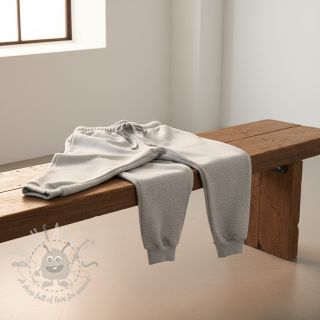 Kosmatena prevešanka JOGGING ecru melange