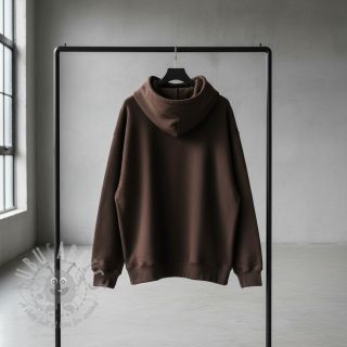 Kosmatena prevešanka JOGGING dark brown