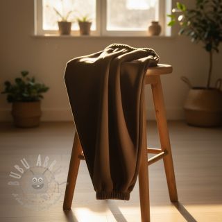 Kosmatena prevešanka JOGGING dark brown