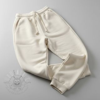 Kosmatena prevešanka JOGGING ecru