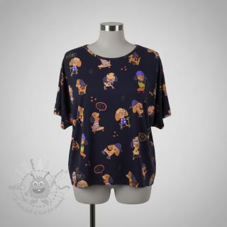 Jersey Dogs navy digital print